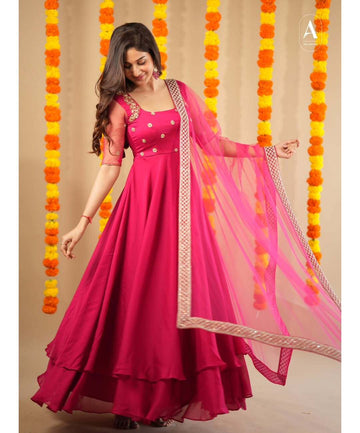 Renu -Premium Hand worked Designer Anarkali