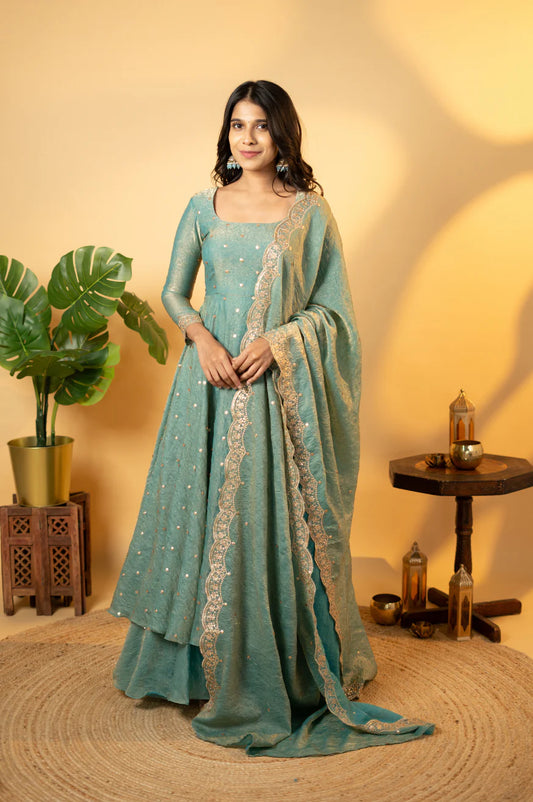 Simran pastel blue